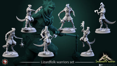 Lizardfolk Male Warrior Bundle